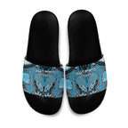 Aotearoa Iwi Ngati Porou Slide Sandals Maori Kowhaiwhai Pattern