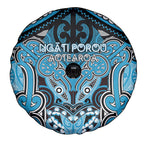 Aotearoa Iwi Ngati Porou Spare Tire Cover Maori Kowhaiwhai Pattern