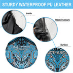 Aotearoa Iwi Ngati Porou Spare Tire Cover Maori Kowhaiwhai Pattern