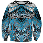 Aotearoa Iwi Ngati Porou Personalised Sweatshirt Maori Kowhaiwhai Pattern