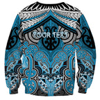 Aotearoa Iwi Ngati Porou Personalised Sweatshirt Maori Kowhaiwhai Pattern