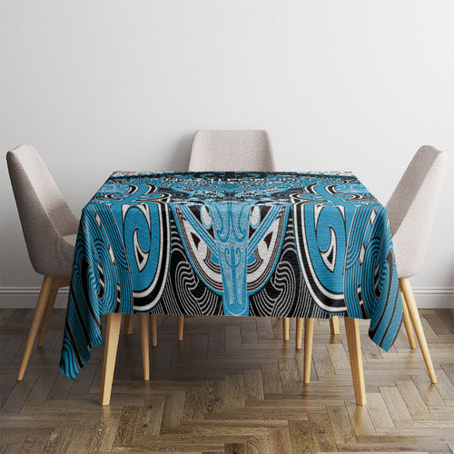 Aotearoa Iwi Ngati Porou Tablecloth Maori Kowhaiwhai Pattern