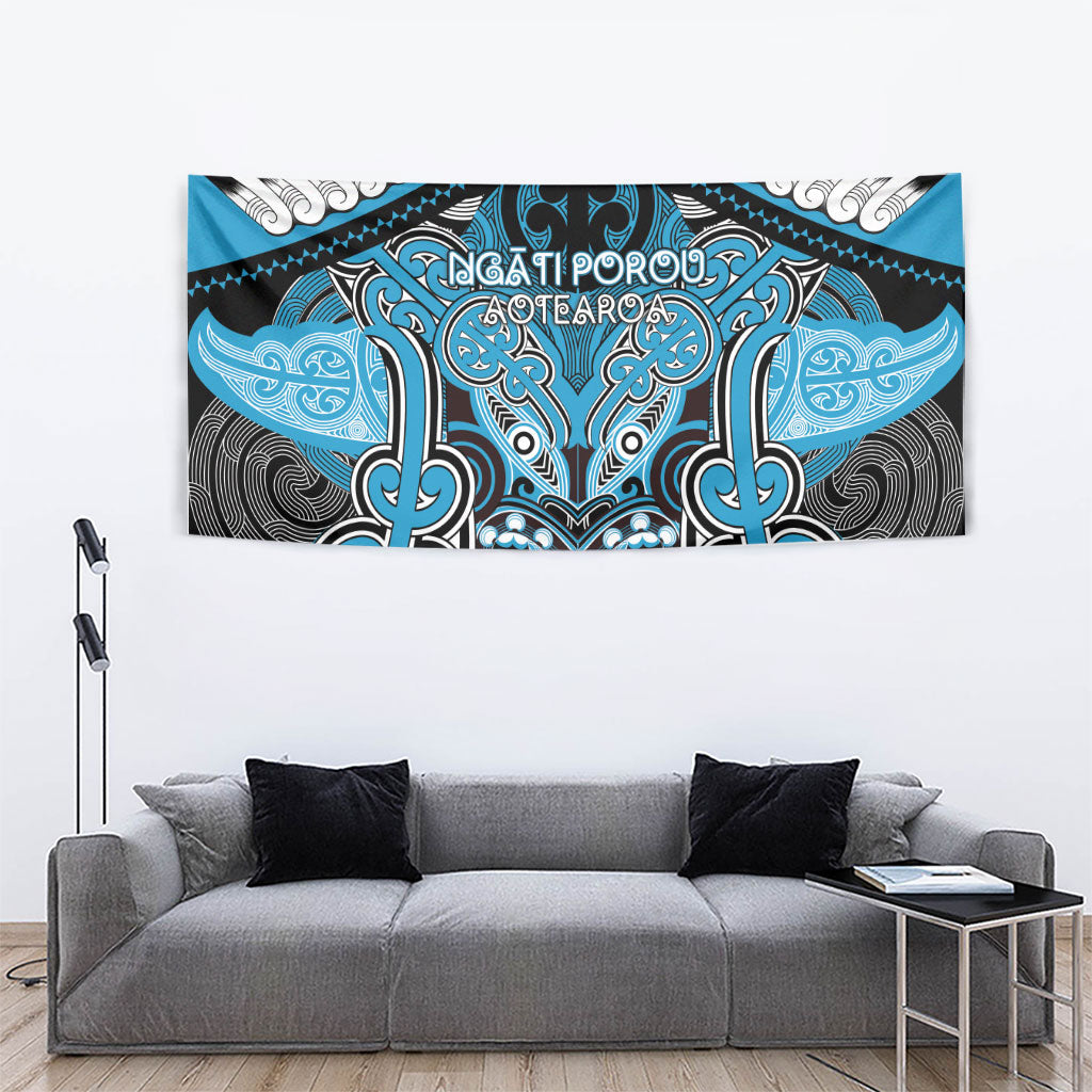 Aotearoa Iwi Ngati Porou Tapestry Maori Kowhaiwhai Pattern