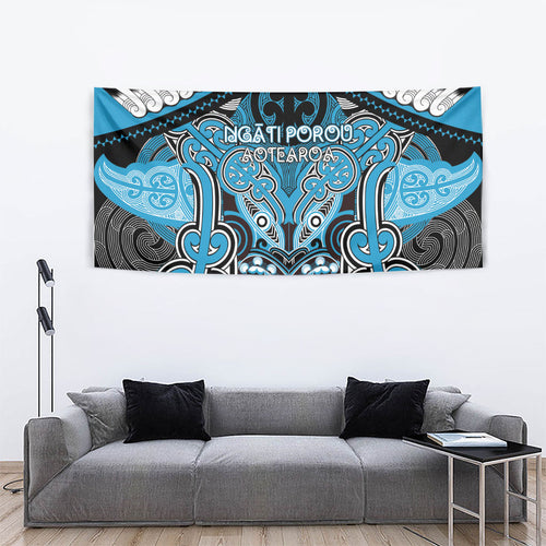 Aotearoa Iwi Ngati Porou Tapestry Maori Kowhaiwhai Pattern