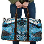 Aotearoa Iwi Ngati Porou Travel Bag Maori Kowhaiwhai Pattern