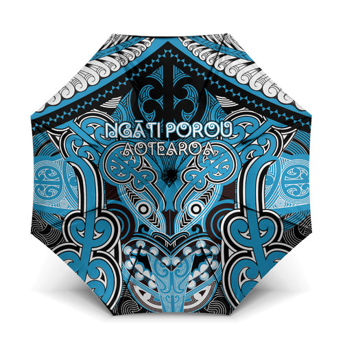 Aotearoa Iwi Ngati Porou Umbrella Maori Kowhaiwhai Pattern