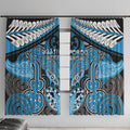 Aotearoa Iwi Ngati Porou Window Curtain Maori Kowhaiwhai Pattern