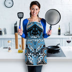 Aotearoa Iwi Ngati Kahungunu Apron Maori Kowhaiwhai Pattern