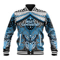Aotearoa Iwi Ngati Kahungunu Personalised Baseball Jacket Maori Kowhaiwhai Pattern