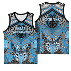 Aotearoa Iwi Ngati Kahungunu Personalised Basketball Jersey Maori Kowhaiwhai Pattern