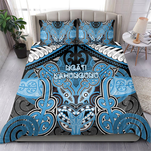 Aotearoa Iwi Ngati Kahungunu Bedding Set Maori Kowhaiwhai Pattern