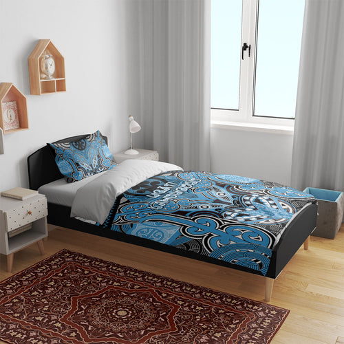Aotearoa Iwi Ngati Kahungunu Bedding Set Maori Kowhaiwhai Pattern
