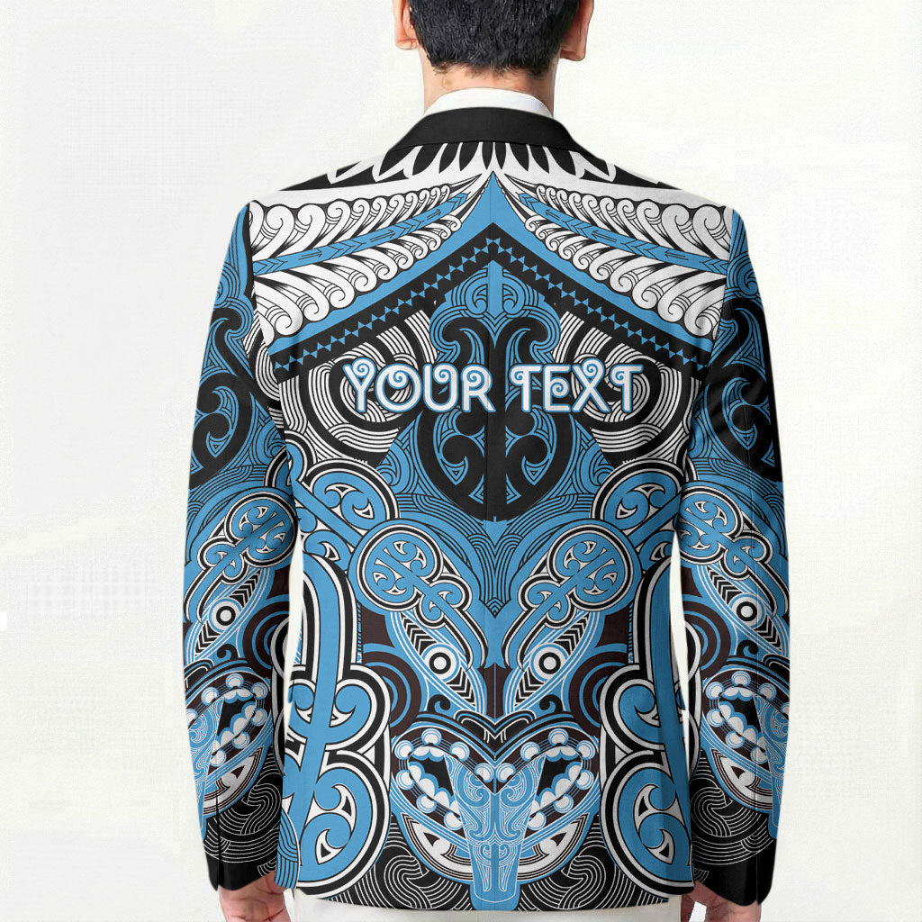 Aotearoa Iwi Ngati Kahungunu Personalised Blazer Maori Kowhaiwhai Pattern