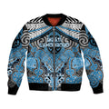 Aotearoa Iwi Ngati Kahungunu Personalised Bomber Jacket Maori Kowhaiwhai Pattern