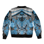 Aotearoa Iwi Ngati Kahungunu Personalised Bomber Jacket Maori Kowhaiwhai Pattern