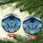 Aotearoa Iwi Ngati Kahungunu Personalised Ceramic Ornament Maori Kowhaiwhai Pattern