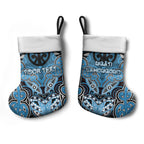 Aotearoa Iwi Ngati Kahungunu Personalised Christmas Stocking Maori Kowhaiwhai Pattern