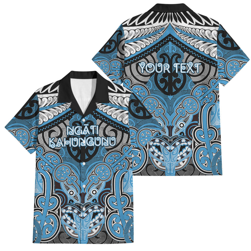 Aotearoa Iwi Ngati Kahungunu Personalised Family Matching Long Sleeve Bodycon Dress and Hawaiian Shirt Maori Kowhaiwhai Pattern