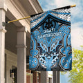 Aotearoa Iwi Ngati Kahungunu Garden Flag Maori Kowhaiwhai Pattern