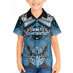 Aotearoa Iwi Ngati Kahungunu Personalised Hawaiian Shirt Maori Kowhaiwhai Pattern