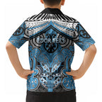Aotearoa Iwi Ngati Kahungunu Personalised Hawaiian Shirt Maori Kowhaiwhai Pattern