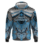 Aotearoa Iwi Ngati Kahungunu Personalised Hoodie Maori Kowhaiwhai Pattern
