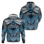 Aotearoa Iwi Ngati Kahungunu Personalised Hoodie Maori Kowhaiwhai Pattern