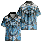 Aotearoa Iwi Ngati Kahungunu Personalised Kid Hawaiian Shirt Maori Kowhaiwhai Pattern