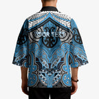 Aotearoa Iwi Ngati Kahungunu Personalised Kimono Maori Kowhaiwhai Pattern