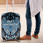 Aotearoa Iwi Ngati Kahungunu Luggage Cover Maori Kowhaiwhai Pattern