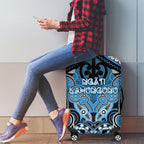 Aotearoa Iwi Ngati Kahungunu Luggage Cover Maori Kowhaiwhai Pattern