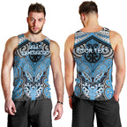 Aotearoa Iwi Ngati Kahungunu Personalised Men Tank Top Maori Kowhaiwhai Pattern