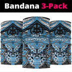 Aotearoa Iwi Ngati Kahungunu Neck Gaiter Maori Kowhaiwhai Pattern