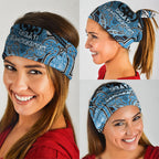 Aotearoa Iwi Ngati Kahungunu Neck Gaiter Maori Kowhaiwhai Pattern