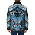 Aotearoa Iwi Ngati Kahungunu Personalised Padded Jacket Maori Kowhaiwhai Pattern