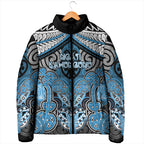 Aotearoa Iwi Ngati Kahungunu Personalised Padded Jacket Maori Kowhaiwhai Pattern