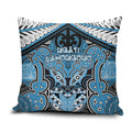 Aotearoa Iwi Ngati Kahungunu Pillow Cover Maori Kowhaiwhai Pattern