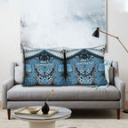 Aotearoa Iwi Ngati Kahungunu Pillow Cover Maori Kowhaiwhai Pattern