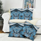 Aotearoa Iwi Ngati Kahungunu Pillow Cover Maori Kowhaiwhai Pattern