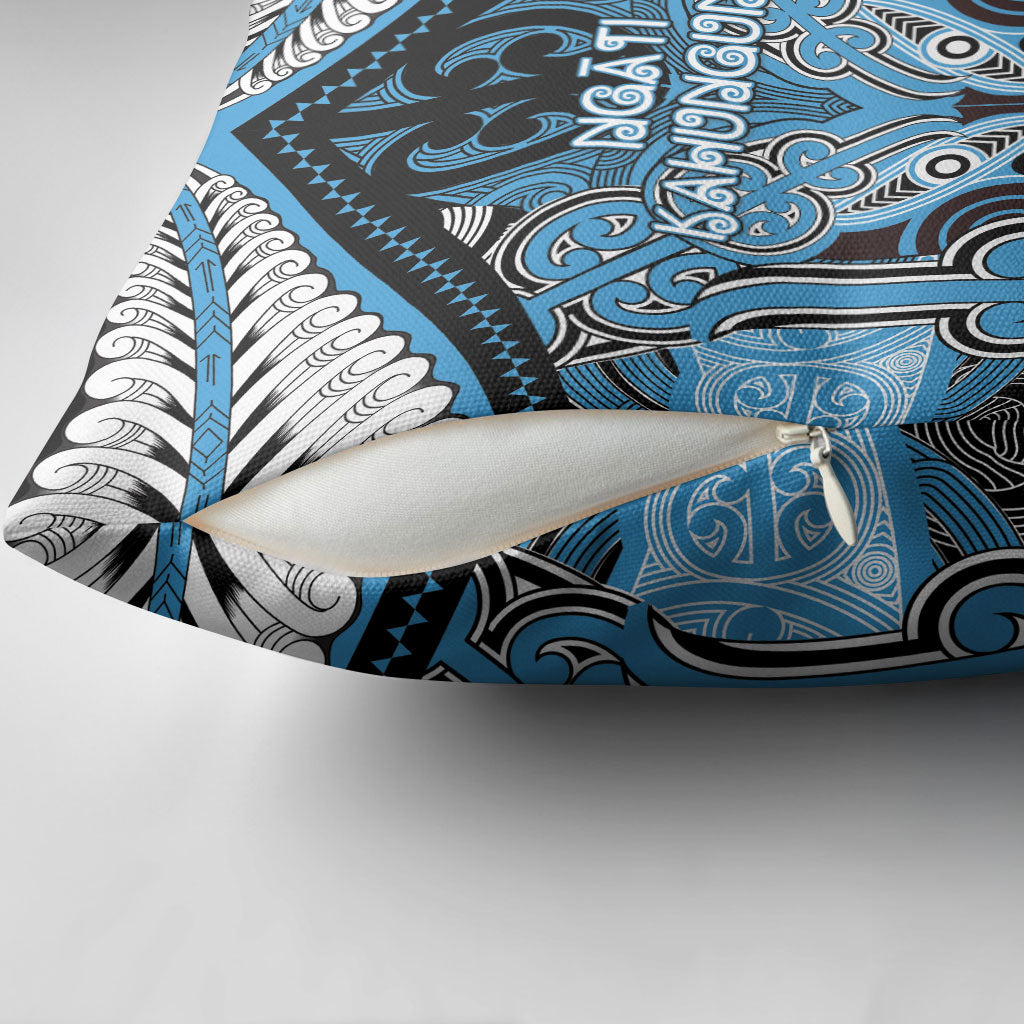 Aotearoa Iwi Ngati Kahungunu Pillow Cover Maori Kowhaiwhai Pattern