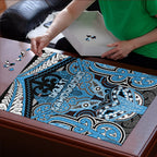 Aotearoa Iwi Ngati Kahungunu Puzzle Maori Kowhaiwhai Pattern