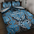 Aotearoa Iwi Ngati Kahungunu Quilt Bed Set Maori Kowhaiwhai Pattern
