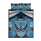 Aotearoa Iwi Ngati Kahungunu Quilt Bed Set Maori Kowhaiwhai Pattern
