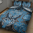 Aotearoa Iwi Ngati Kahungunu Quilt Bed Set Maori Kowhaiwhai Pattern