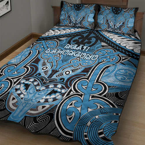 Aotearoa Iwi Ngati Kahungunu Quilt Bed Set Maori Kowhaiwhai Pattern
