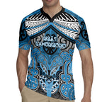 Aotearoa Iwi Ngati Kahungunu Personalised Rugby Jersey Maori Kowhaiwhai Pattern