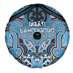 Aotearoa Iwi Ngati Kahungunu Spare Tire Cover Maori Kowhaiwhai Pattern