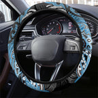Aotearoa Iwi Ngati Kahungunu Steering Wheel Cover Maori Kowhaiwhai Pattern