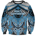 Aotearoa Iwi Ngati Kahungunu Personalised Sweatshirt Maori Kowhaiwhai Pattern