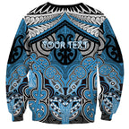 Aotearoa Iwi Ngati Kahungunu Personalised Sweatshirt Maori Kowhaiwhai Pattern